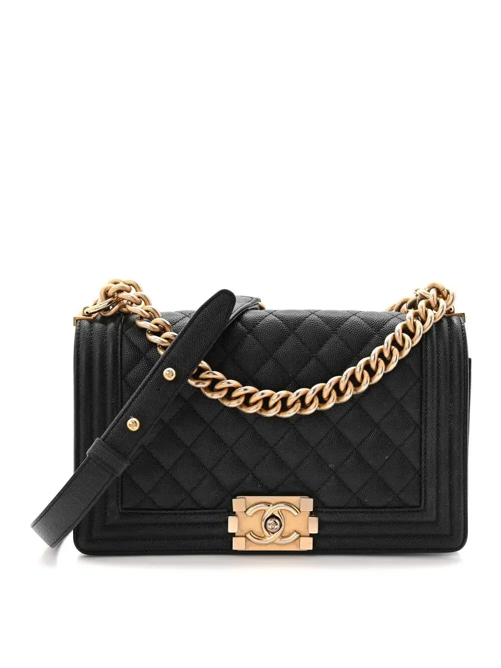 Chanel Caviar Quilted Medium Boy Flap #323654C35B